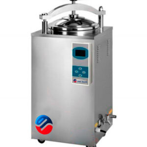Autoclave de Vapor Vertical con Rueda Manual y Pantalla LCD YG0591 // YG0594